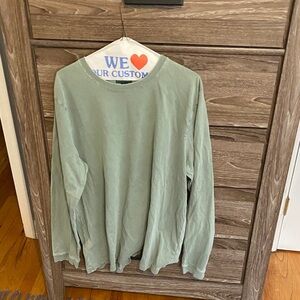 J. Crew Sage Green Long Sleeve Tee